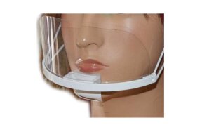 PLASTIC FACE MOUTH MASK